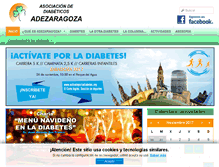 Tablet Screenshot of adezaragoza.org